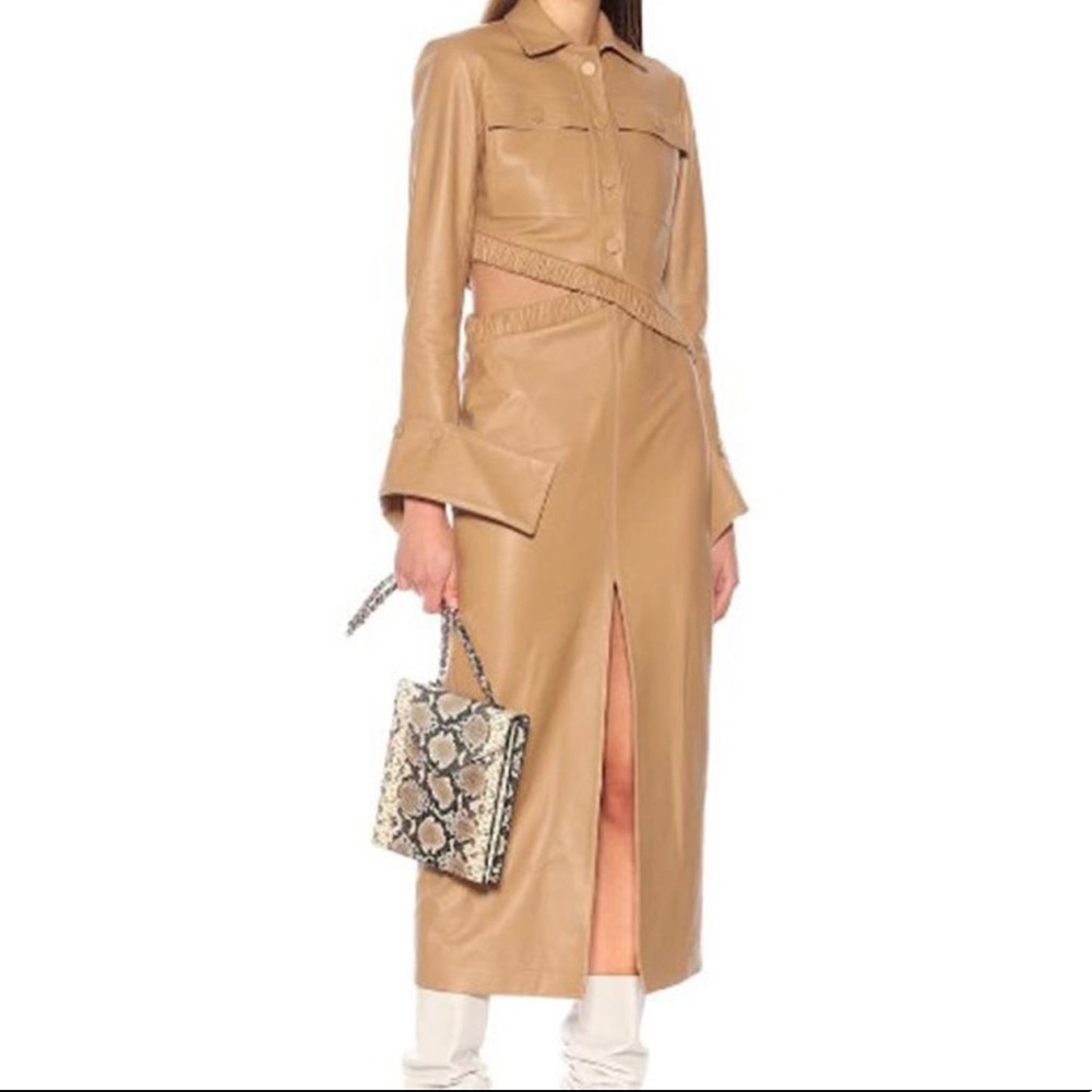 Women’s Faux Leather 2 PCs Skirt set size Medium